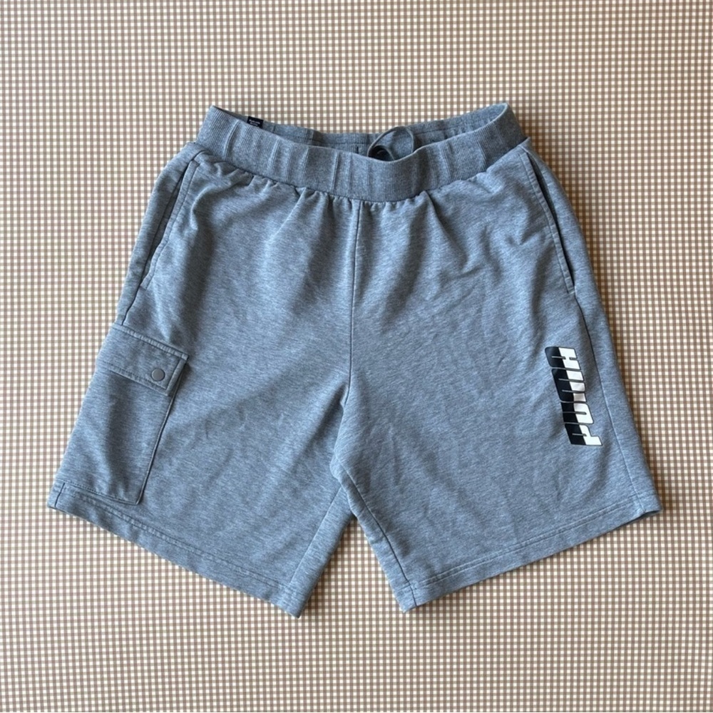 Puma athletic gray shorts. Men size medium
